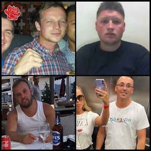 Photo of Abuser John Langan, Shane Hooton, Joe Foster, Dean Adams in the Red Rose Database