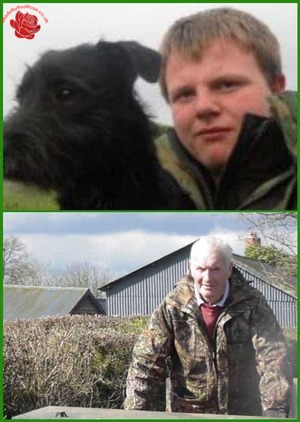 Photo of Abuser Eggesford Hunt terriermen Seward Folland and Nathan Bowes in the Red Rose Database