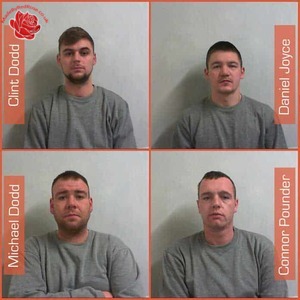 Clint Dodd, Michael Dodd, Daniel Joyce and Connor Pounder